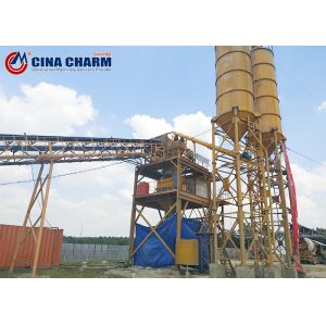 Electric Working Type HZS25 Concrete Ready Mix Plants With PLD800