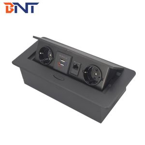 Table Pop Up EURO power Socket with USB charging for office conference table