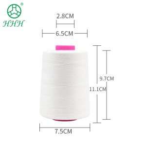 Pure Cotton Raw Spinning Carton Tea Bags 100% Cotton Cone Thread White Thread