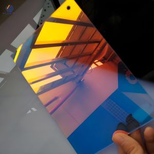 China High Glossiness Iridescent Acrylic Panel , Acrylic Rainbow Sheet Impact Resistance on sale