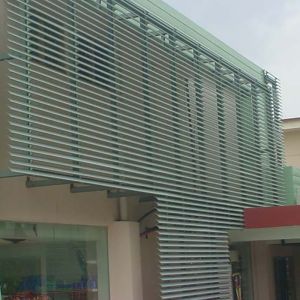 Modern Sunshade Vertical Aluminium Sun Louver For Building Decorative