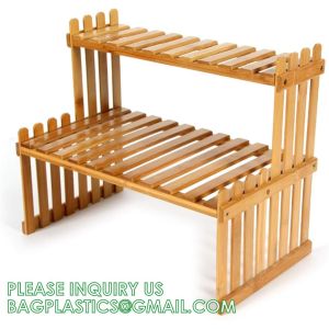 Wood Plant Stand Ladder Plant Shelf, Flower Pot Display Rack Freestanding