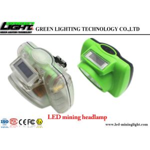 Rechargeable Underground Mining Cap Lamps 260lum Luminous With OLED Display