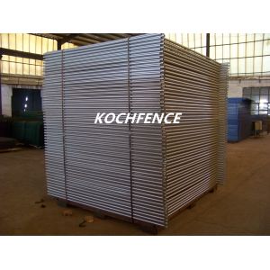 2.1m x 2.4m Temporary Security Fencing PVC Coated Low Carbon Steel Material