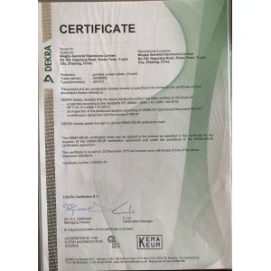 GEMBIRD ELECTRONICS(NINGBO)LIMITED Certifications