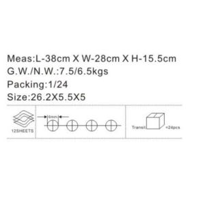 Black Color Rubber Basin 12 sheets capacity metal 4 holes paper punch