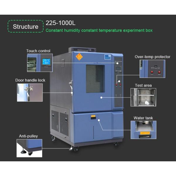 CE Approved Climate Programmable High Low Temperature Constant High Humidity Test Chamber