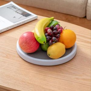 Simple Non-slip Rotating Storage Tray Turntable Lazy Susans Rotating Rack for
