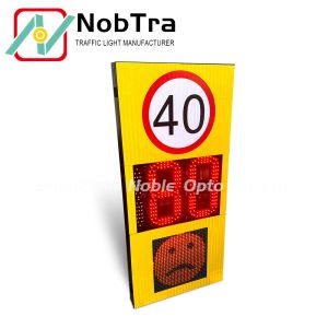 LED Radar Speed Signs With IP54 Waterproof Radar Sensitivity Setable Through App