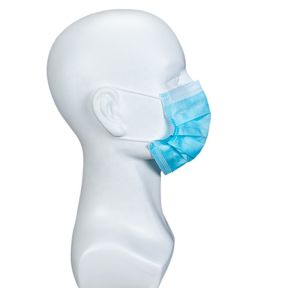 Hospital Use Disposable Earloop Face Mask Low Breathing Resistance Dust