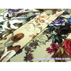 Hot sell anti pilling paper printing velvet fabric for apparel with various