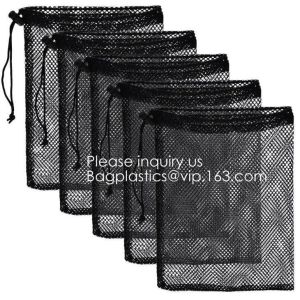 Mesh Laundry Bag Heavy Duty Drawstring Bag, Factories, College, Dorm, Travel