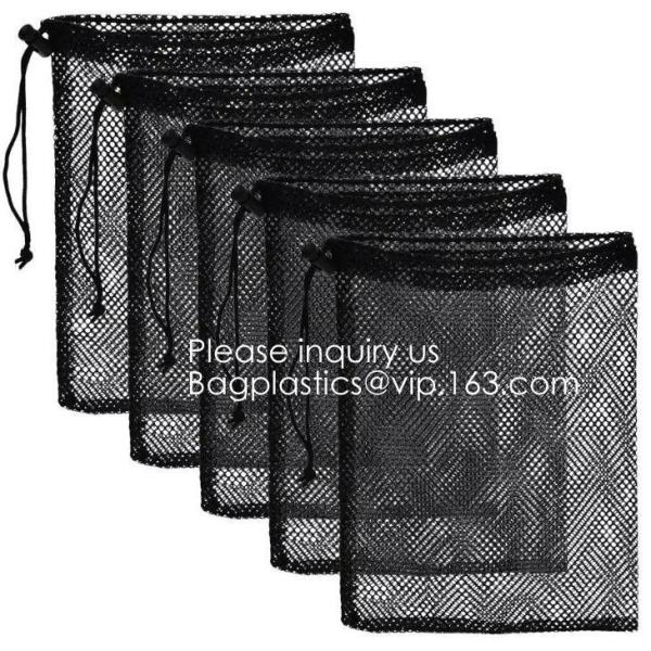 Mesh Laundry Bag Heavy Duty Drawstring Bag, Factories, College, Dorm, Travel