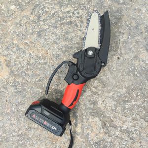 4 Inch 21v Handheld Mini Chainsaw Brushless Motor Mini Single Hand Chainsaw