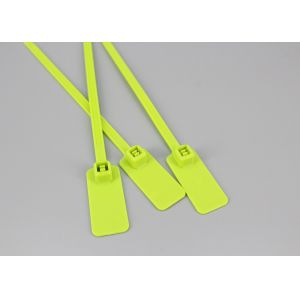 DEMOELE 5*180mm double teeth locking with high tension serialized flag marker cable ties