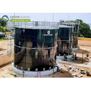 China Transforming Sea Water Desalination Glass Fused Bolted Steel Tanks By Center Enamel on sale