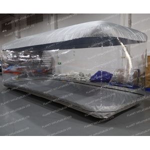 China Durable Anti Dust Inflatable Bubble Parking Shelter Inflatable Air Car Cover Bubble Tent on sale