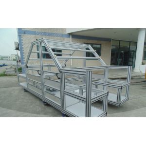 China Car test frame Aluminum industrial profile for automotive gauge with T slot aluminum on sale