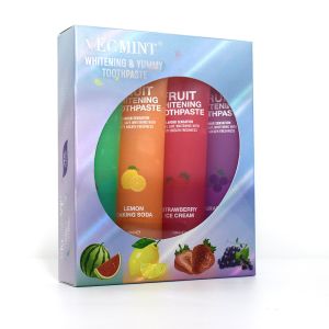 FDA Approved Herbal Fruit Flavor Teeth Whitening Toothpaste for All Ages