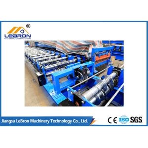 CE ISO Sheet Metal Roll Forming Machines , 20 Stations Metal Deck Forming