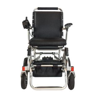 China 120 KG Load Foldable Electric Wheelchair Brushless Lithium Ion Battery on sale