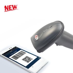2500 Pixels Imager Handheld 1D Screen Barcode Reader, CCD Quick Scanner