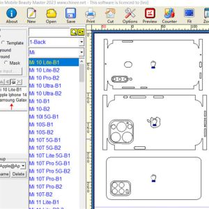 CE Daqin 3d Mobile Phone Skin Cutting Machine With Software