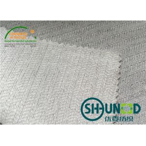 Bleach White / Black Woven Fusing Interfacing With Powder Dot PA Coating