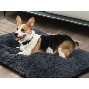 Removable Non Slip Faux Fur Dog Mat Plush Orthopedic Dog Mattress