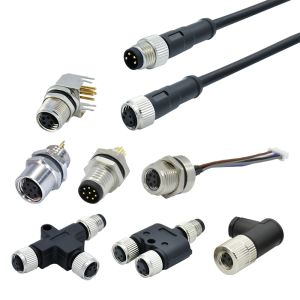 Rigoal IEC61076-2-101 M8 Waterproof Connector Male Female PCB Mount for