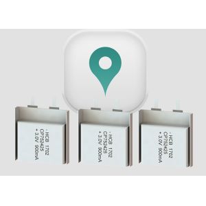900mAh 3.0V CP752425 Lithium Pouch Cell