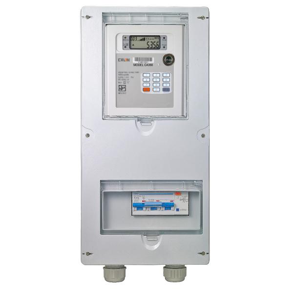 Single Position Three Phase Electricity Meter Box IP54 With Hinges , Lock And