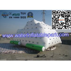 White Interesting Inflatable Floating Iceberg With First-Class