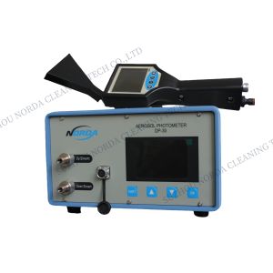 Portable and easy-to-use aerosol photometer DP-30 for HEPA leak detection!