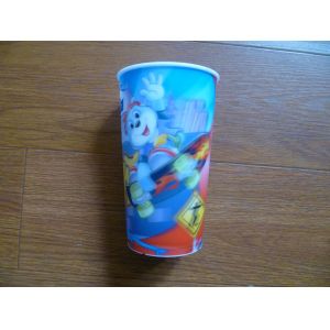 PLASTIC LENTICULAR OEM 3D Lenticular PP plastic cup communion cup with 3d flip