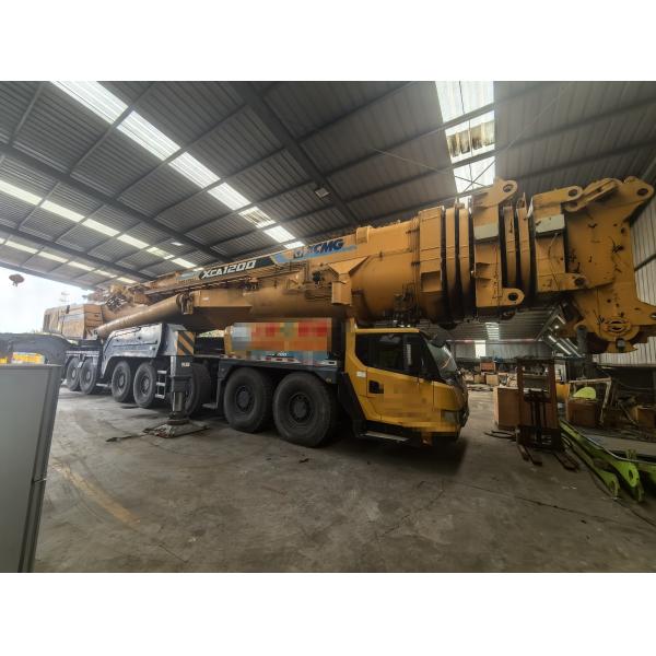 2018model XCA1200-1 all terrain crane Engine: Benz OM502LA+Benz OM460LA Transmission: ZF Axle Brand: German KESSLER Total Counterweight: 170 Tons Main