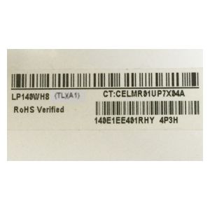 LVDS 40 Pin 14 Inch HD LCD Display Lp140wh8 Tla1 1366x768 For LG Laptop