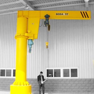 Light Weight Boom Jib Crane Economical Durable 5T Column Type