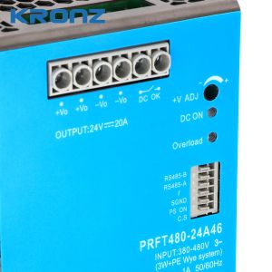 Industrial Power Converter IP20 Grade 480W Output 48V/10A For Industrial