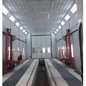 Small Spray Paint Booth with Intelligent Baking Control System