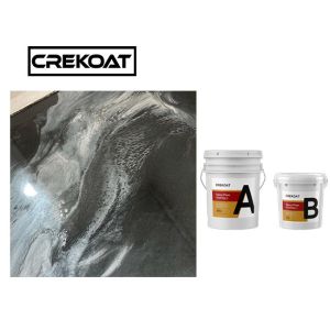 Clear Pure Epoxy Resin Metallic Floor Paint Heat Resistant