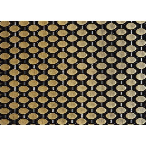 Rigid Architectural Stainless Steel Wire Mesh Decorative Panels For Building