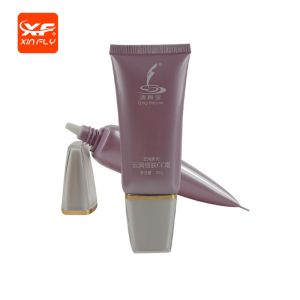 China 30g offset Printed hot stamping Squeeze square tube BB CC Cream Tubes Lotion tubes Packaging With Acrylic Screw Cap on sale