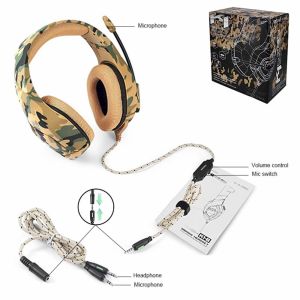 50mm 100mA ONIKUMA K1b Camouflage Gaming Headset