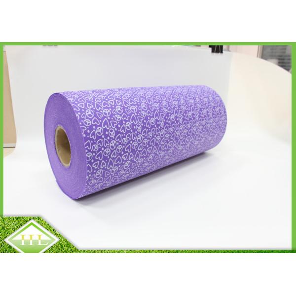 Custom Printed Pp Non Woven Fabric Flexo / Offset Printing For Mattress Cover