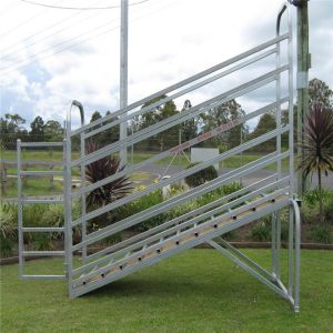 Hot Dipped Galvanized Sheep Loading Ramp Plans Livestock Handling Equipment