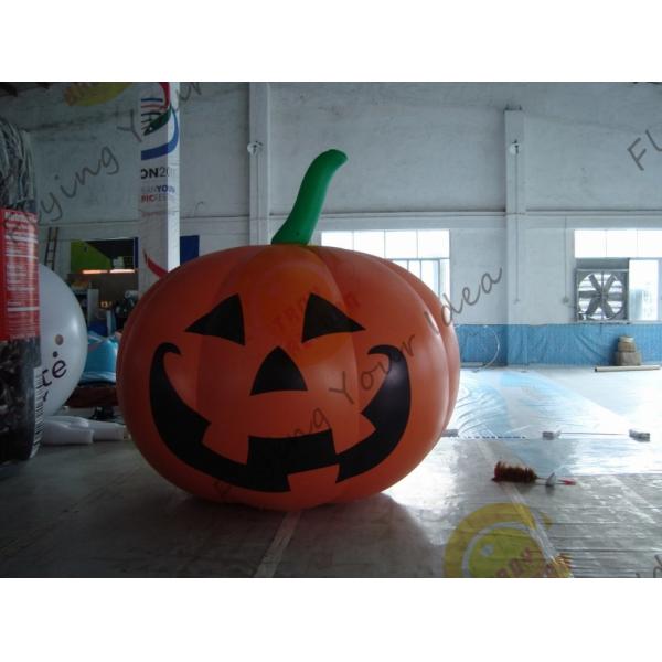 Quality Inflatable Vegetable Shaped Balloons , Air Tight 2.5m Inflatable Pumpkin wholesale