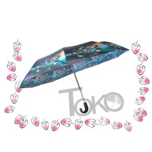 Compact Sun Auto Open Umbrella , Self Opening And Closing Umbrellas Solid Frame