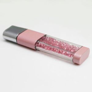 10MB/S 2.0 Crystal USB Stick 32GB 64GB Custom Flash Drives With Logo