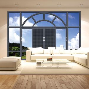 China Customized Modern Aluminum Casement Windows with Level 8 Wind Pressure Resistance on sale